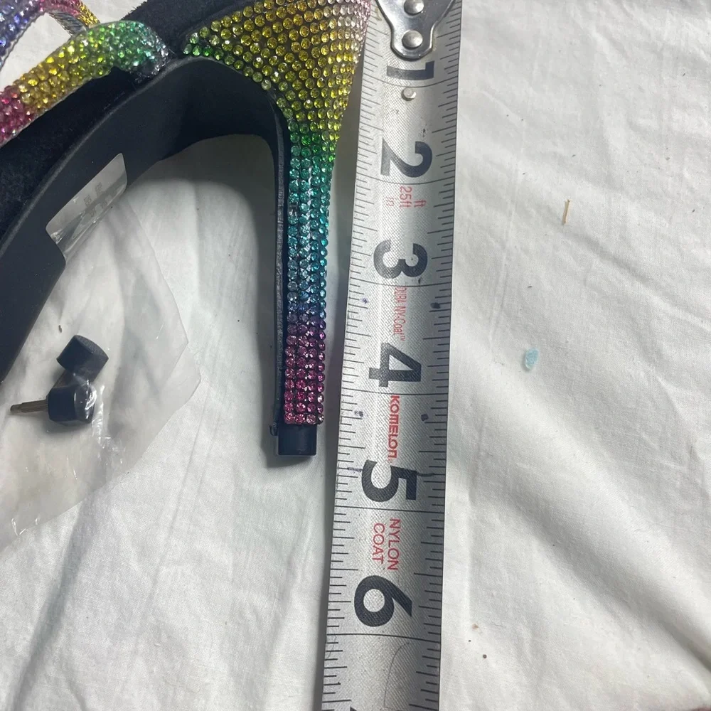 Cape Robbin Multicolor Rhinestone Heels
